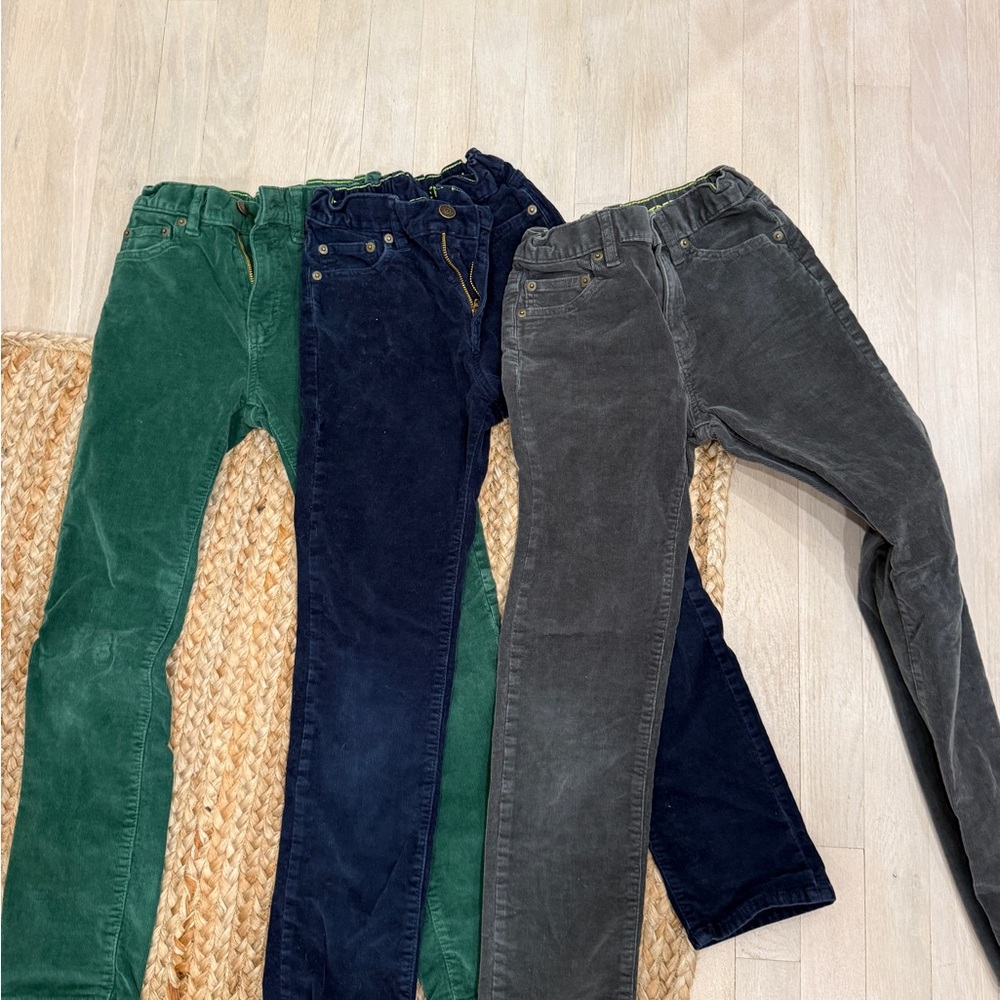 3 pair Boys Corduroy Pants size 10